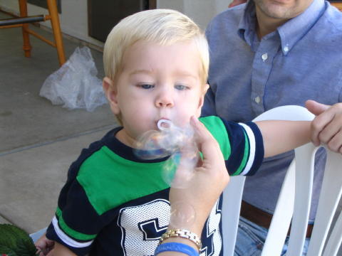 Blow bubbles