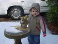 Conner in snow
